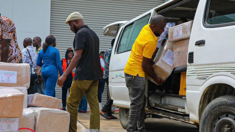 Photo News Inec Begins Distribution Of Sensitive Materials For Ondo