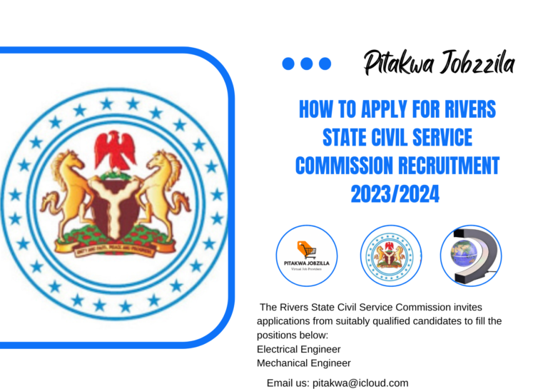 How To Apply For Rivers State Civil Service Commission Recruitment 2023