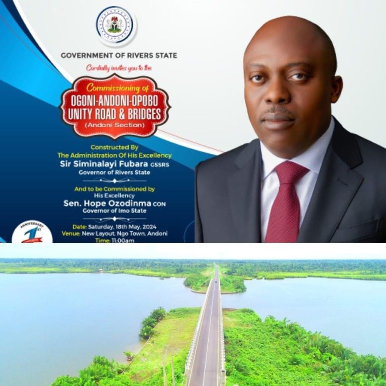 Gov Fubara to Commissioned Ogoni Andoni Opobo Unity Road – Inside Port ...